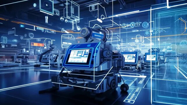 Industry 4.0 Manufacturing with HUD Technology