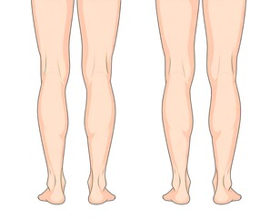 Comparison of leg muscle structure