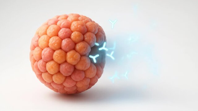 Antibody Response to a Virus or Cell Illustration