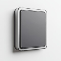 Fototapeta premium 3D model of a premium smart light switch with touch-sensitive interface