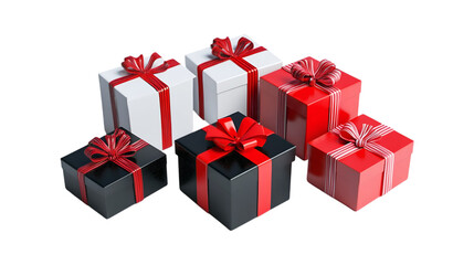 Assorted Gift Boxes Isolated – High Resolution PNG.