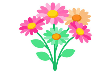 Fototapeta premium Colorful flower arrangement