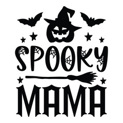 Spooky mama SVG Art & Illustration