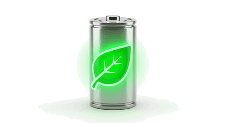 Eco-Friendly Battery: Sustainable and Clean Energy Concept