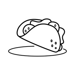 Taco Icon Vector