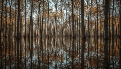 reflection in the water