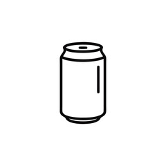 Sleek and Simple Soda Can Illustration A Modern Minimalist Design for Beverage Packaging and Drink Concepts Great for Digital Art