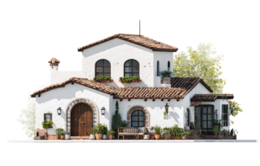 Whimsical, light-filled Spanish-style home