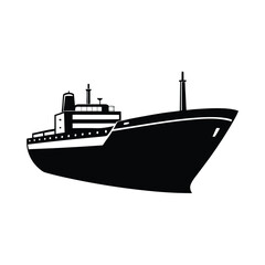 Obraz premium A Bulk Carrier on white background