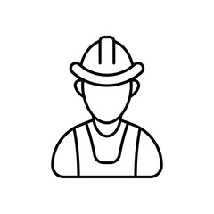 Construction Worker Icon vector