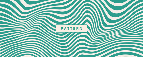 abstract backgrounds with a green wavy