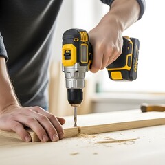 A worker installing solar panels on a sunny day, demonstrating renewable energy.
