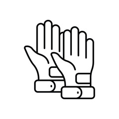 Protectiove Glove Icon vector