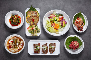 korea food table dinner dish koreanfood