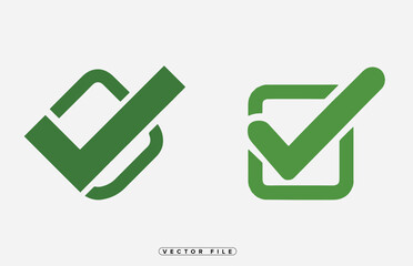 Green check marks convey approval, completion, and positive confirmation for your design needs