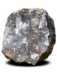 Rough, dark gray stone