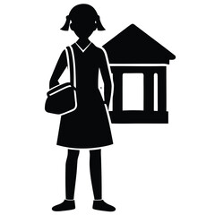Multiple images of a man carrying bag, Pilot Walking with Helmet Silhouette, Student Discussion Vector Silhouette, Casual man walking, Man walking with bag, Man Pulling Suitcase, Kiddy Crowd Vector.