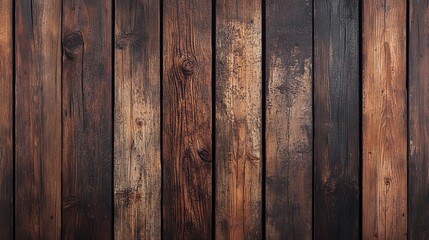 Naklejka premium A weathered wood wall telling tales of time and nature showing strength and resilience with dramatic dark shadows and