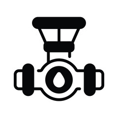 Have a look at this handy glyph icon of water pipeline