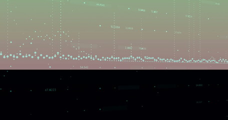 Displaying hundreds of circular markers forming data chart in dashboard, with numeric labels