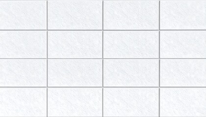A grid of white rectangular tiles
