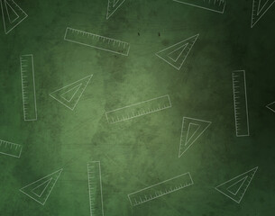 Rulers and Triangles on a Chalkboard
