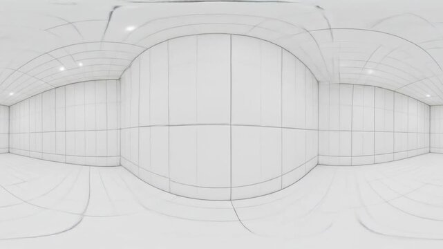 Empty White Room 360? VR Interior Design