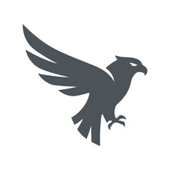 Majestic eagle vector illustration soaring bird of prey freedom symbol wildlife art isolated eps graphic