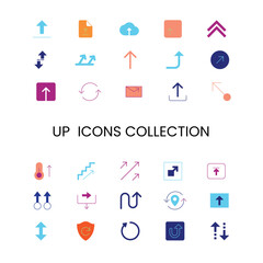 UP icons in collection fill