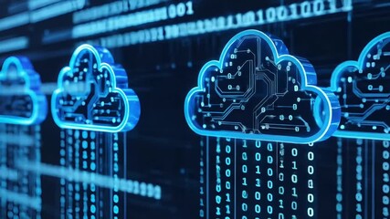 Multi-Cloud AI Integration: Data Synchronization, Secure Storage, Intelligent Networks, Advanced Cloud Computing, Digital Infrastructure - Powered by Adobe