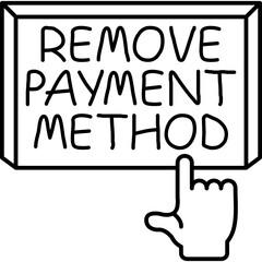 Remove Payment Method Icon