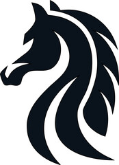 Horse face vector logo silhouette styles. Perfect for riding logos, clubs, vet icons, and equestrian posters.

