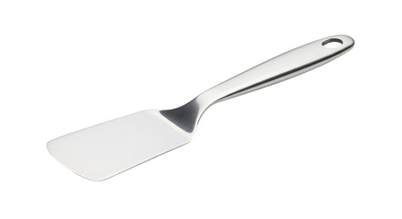 Fototapeta premium Shiny metal spatula on bright surface
