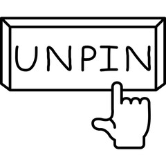 Unpin Icon