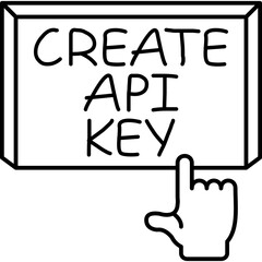 Create API Key Icon
