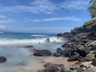 Misty Rocks in Kapalua