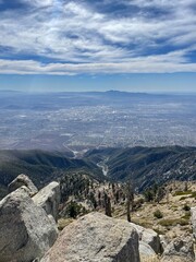 City Below Cucamonga Peak