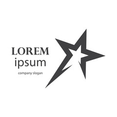 successful victory star logo design