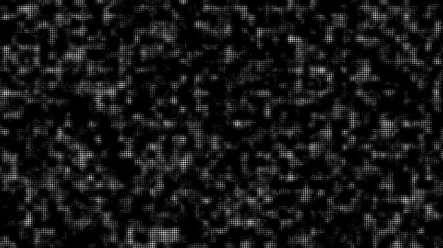 Computer blue fractal noise background with binary source code as concept of digital information.