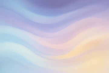 Abstract soft pastel gradient wave pattern with smooth flowing lines, painted style, on a light background, symbolizing calm and harmony