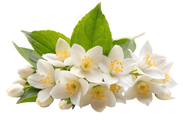 Obraz premium Beautiful jasmine drift flower isolated on transparent background