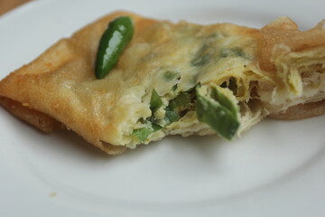 martabak on plate