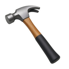 Hammer Close-up: A finely detailed hammer is presented, showing the interplay of metal and wood in its design, inviting viewers to appreciate the tools of craftsmanship.