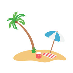 Summer Beach Vector