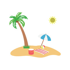 Summer Beach Vector