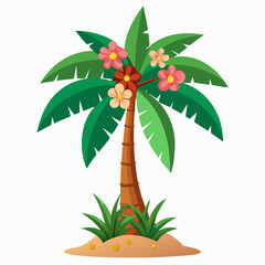 tropical palm tree