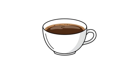 Obraz premium Modern office interior concept. Vector illustration of a contemporary business workplace with computer desks, chairs, and plants.