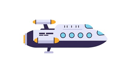 Fototapeta premium Industrial robotic arm with a mechanical gripper. A vector illustration representing automation, engineering, and future technology.