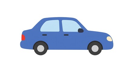 Fototapeta premium Red rocket ship launch icon for business startup, innovation, and technology projects. Flat vector illustration.