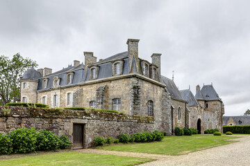 Fototapeta premium Château de Rosanbo à Lanvellec dans le département des Côtes d'Armor - Bretagne